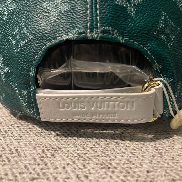 Louis Vuitton Green Monogram Baseball Cap Size M Authentic - Picture 4 of 9